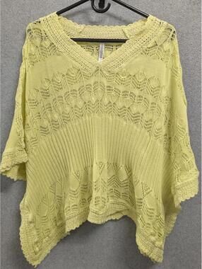 Sz.S Mono Reno Yellow Green Wrap Cover-up